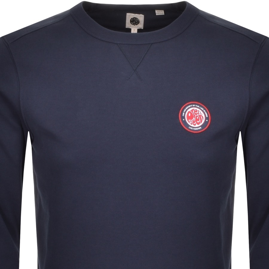 Alternative Image for ProductPretty Green Like Minded Crew Sweatshirt Navy2